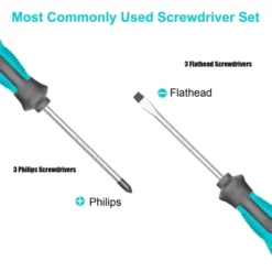 Itopfox Magnetic Screwdriver Set, 6-Piece Kit With Phillips And Flat Heads, Non-Slip Grip For Professional And DIY Use, Ideal Gifts For Men -Kid's Home GUEST f8c68c06 3afb 4720 9388 3afca08edf76