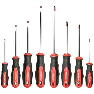 Itopfox 8-Piece Magnetic Screwdriver Set With Red Tip, 4 Phillips & 4 Slotted Tips, Professional Cushion Grip For High Torque 5 Itopfox 8-Piece Magnetic Screwdriver Set With Red Tip, 4 Phillips & 4 Slotted Tips, Professional Cushion Grip For High Torque - Image 5