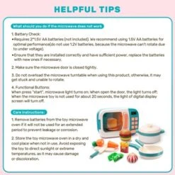 Itopfox Microwave Toy Kitchen Play Set With Electronic Oven, Play Food Cookware & Utensils For Kids Fun Pretend Cooking Learning Toy For Girls & Boys -Kid's Home GUEST fa573e69 24c2 4d52 9778 03974f6ff52e