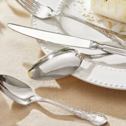 Itopfox Vintage Silverware Set, 20-Piece Stainless Steel Flatware Set For 4 With Floral Handles, Mirror Polished Utensils For Home Restaurant Wedding -Kid's Home GUEST ff2b2188 d91c 48bb ba42 cbb473a618ba