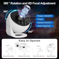 Itopfox Planetarium Projector For Bedroom, 13-in-1 Star Projector Galaxy Light Ceiling Night Light With Timer LED Space Galaxy Lamp For Adults & Kids 13 Itopfox Planetarium Projector For Bedroom, 13-in-1 Star Projector Galaxy Light Ceiling Night Light With Timer LED Space Galaxy Lamp For Adults & Kids -Kid's Home GUEST ffc52201 8c47 4bb0 9765 716c76a27ad8