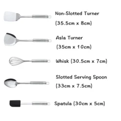 Itopfox 11-Piece Stainless Steel Kitchen Utensil Set With Spatula, Nonstick Cookware Gadgets For Cooking, Baking, And Serving 9 Itopfox 11-Piece Stainless Steel Kitchen Utensil Set With Spatula, Nonstick Cookware Gadgets For Cooking, Baking, And Serving -Kid's Home GUEST ffde74ab 76da 4313 b10c cb11f872d18a